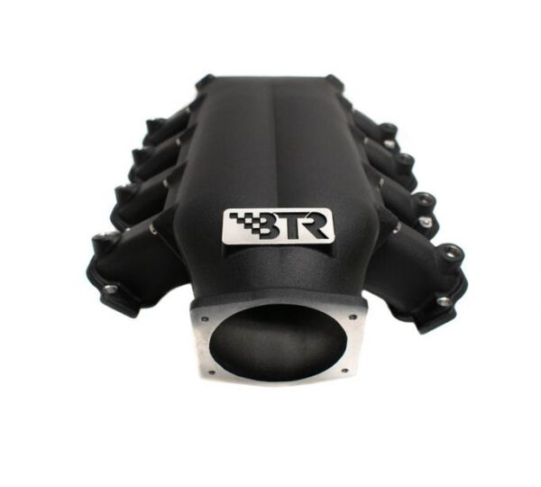 A matte black engine casing BTR