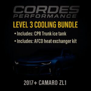 Promotional image for Cordes Performance's Level 3 Cooling Bundle for 2017+ Camaro ZL1.